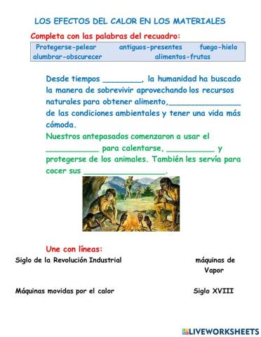 Los efectos del calor en los amteriales