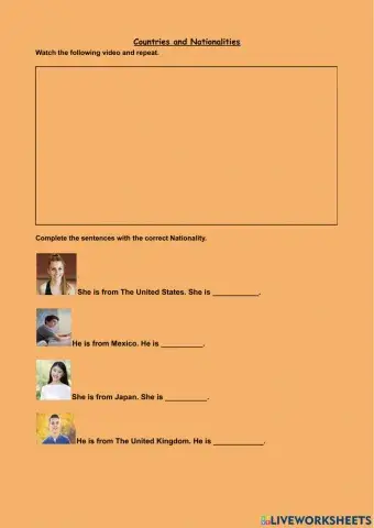 Countries and Nationalities