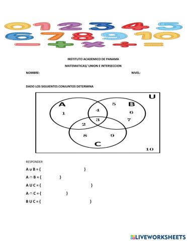 Interseccion de conjuntos