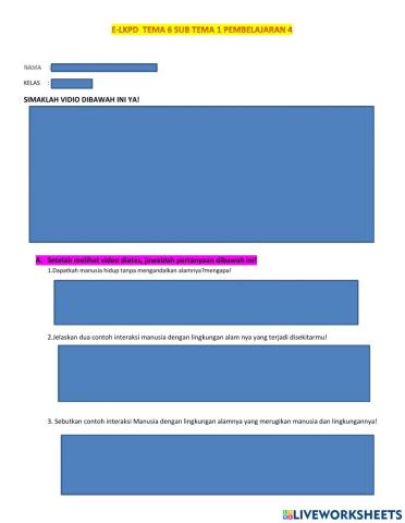 Tema 6 sub tema 1 pembelajaran 4