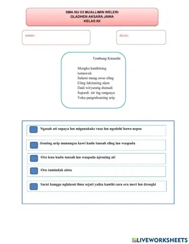 Review kls xii ganjil