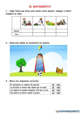 El movimiento