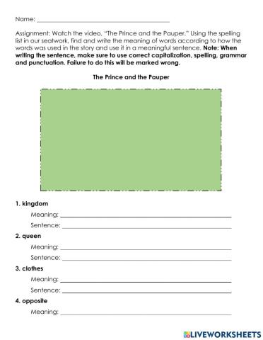 The Prince and the Pauper