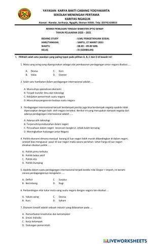 Remidi pts ips kls 9 tp. 2020-2021