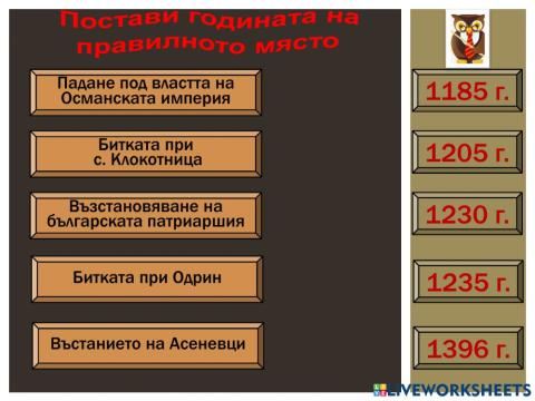 Събития в историята на България