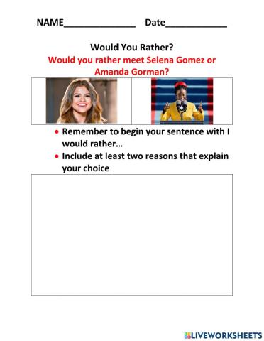 Would you rather