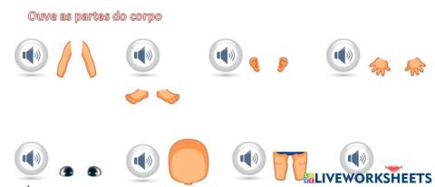Partes do corpo