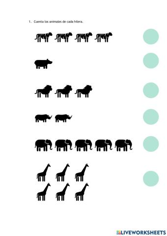 Lógico-matemáticas sabana africana