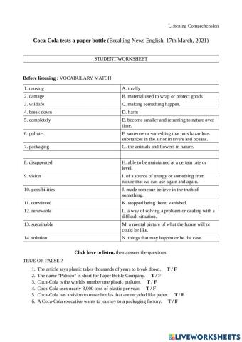 Coca Cola tests paper bottle