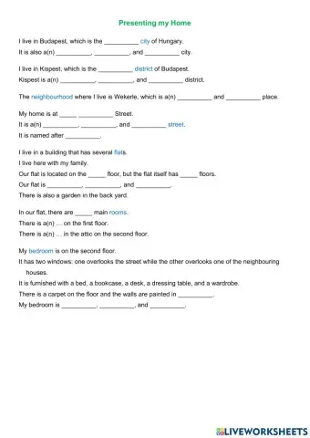 The place where I live