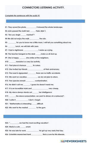 Connectors listening amepassport