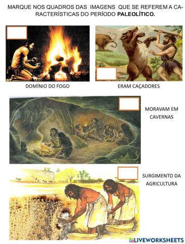 Características do paleolítico