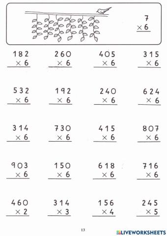 Multiplicaciones