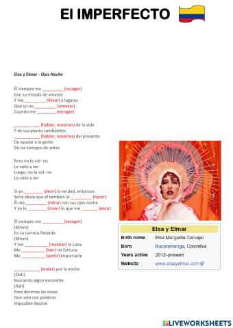 Imperfecto - Elsa y Elmar - Ojos Noche