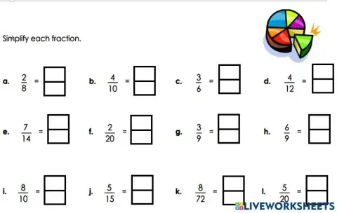 Simplifying fractions