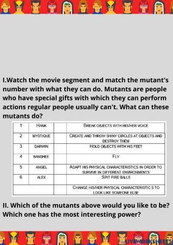 Can- Could X-Men Abilities