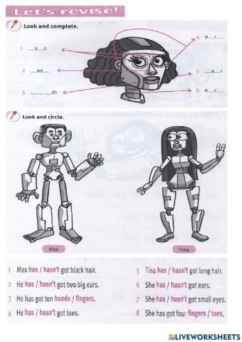 Lesson 6 MY BODY PART 2