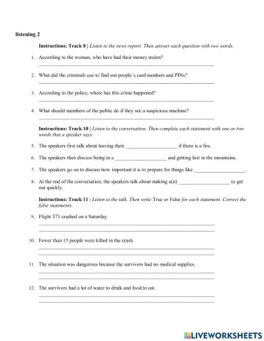 Level 5 - Test Module 2 - Listening