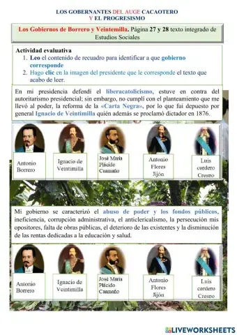 El auge cacaotero y los gobiernos del progresismo