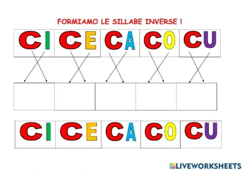 LE SILLABE CON C e G