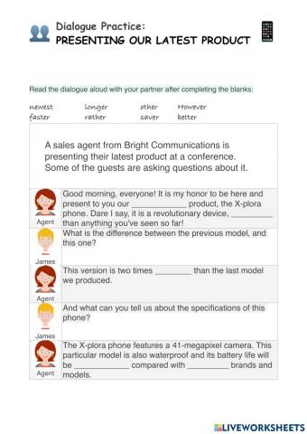 Presenting our latest product