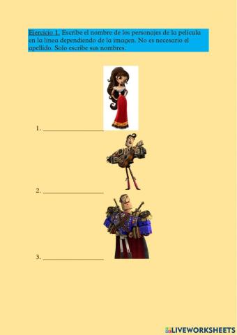 Personajes: El libro de la vida