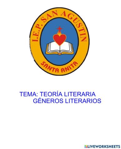 Generos literarios
