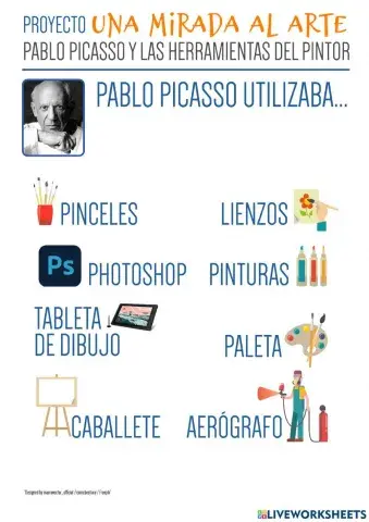 Las herramientas de los pintores