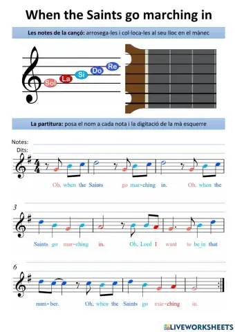 When the Saints go marching in