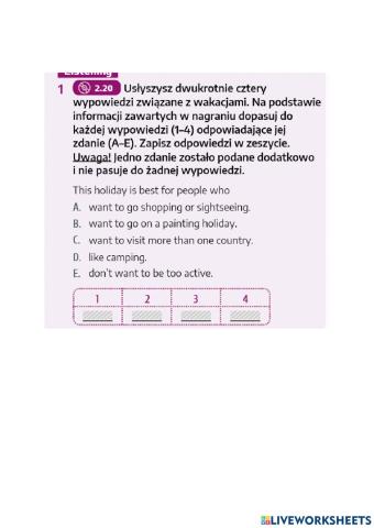 Powtórka do egzaminu 11