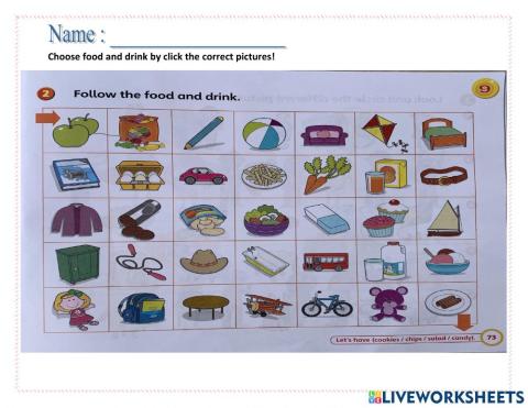 Choose Food and Drink