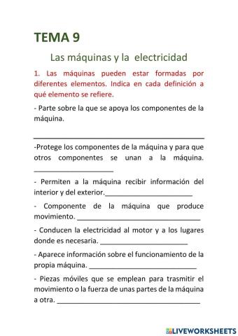 Las máquinas y los avances tecnológicos