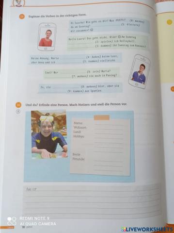 Konjugation der Verben