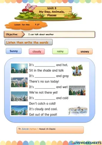 We Can 4 My days, animals, places