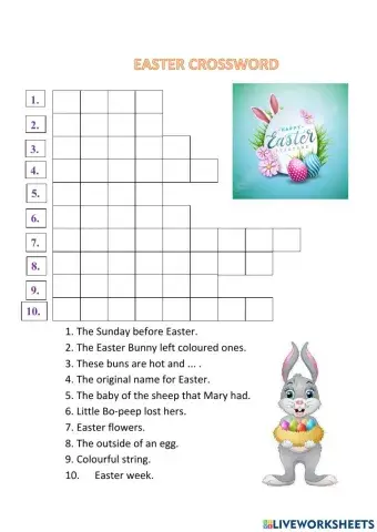 Easter crossword