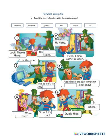 Elementary 1 - Lesson 5a