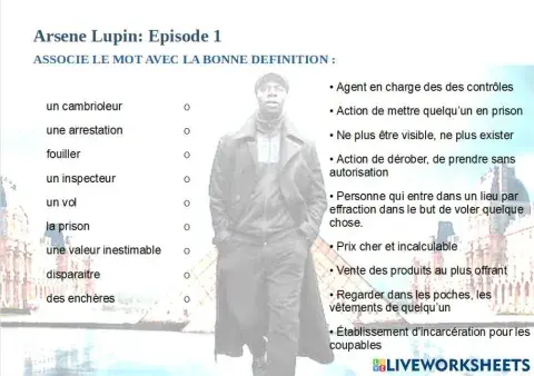 Arsene Lupin : episode 1