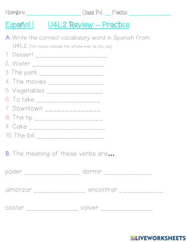 U4L2 Review-Practice-03-29-2023