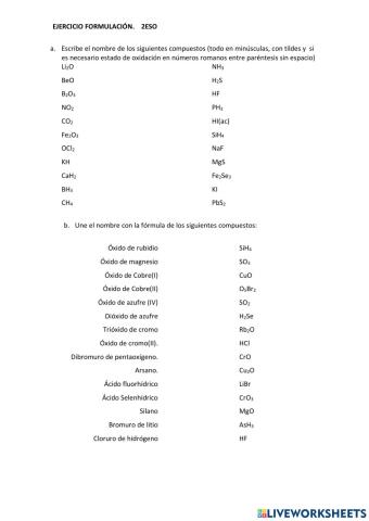 Formulación inorgánica-2ESO