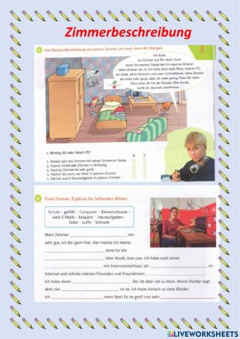 Zimmerbeschreibung