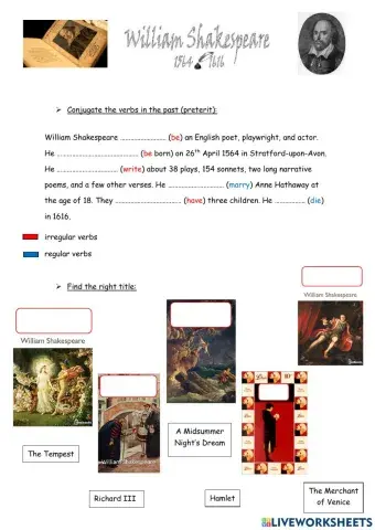 Shakespeare biography