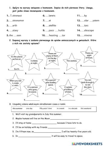 Junior explorer 6 Unit