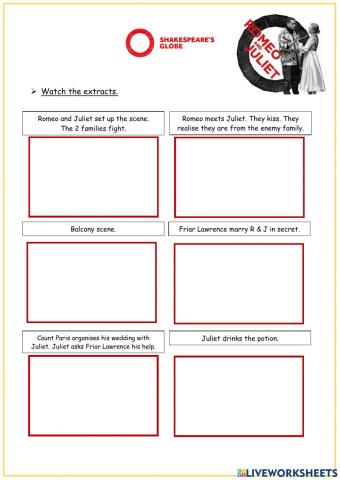 Romeo and Juliet (Shakespeare globe)