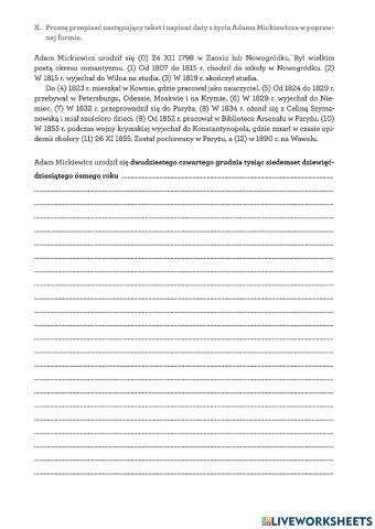 Liczebniki porządkowe