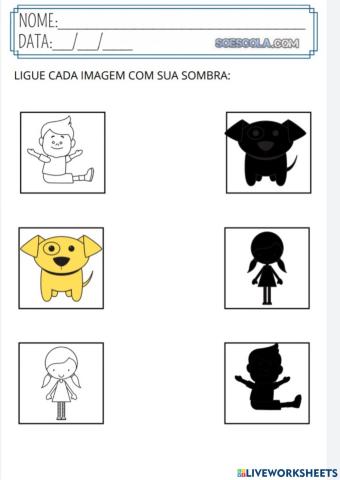 Atividade sombras