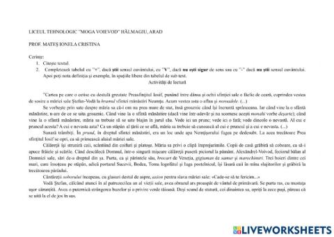 ”Frații Jderi”, activități de lectură