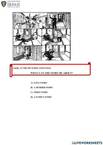 Simple past tense story telling