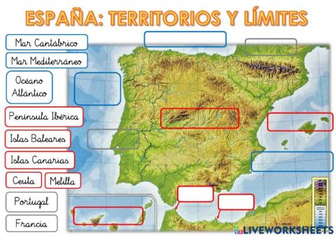 España: territorios y límites