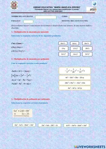 Multiplicación de Polinomios