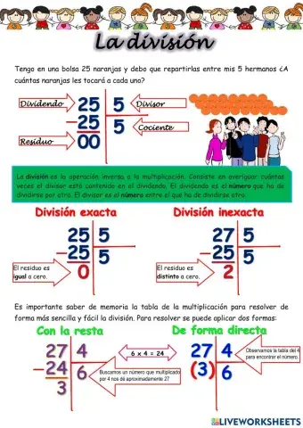División de números naturales